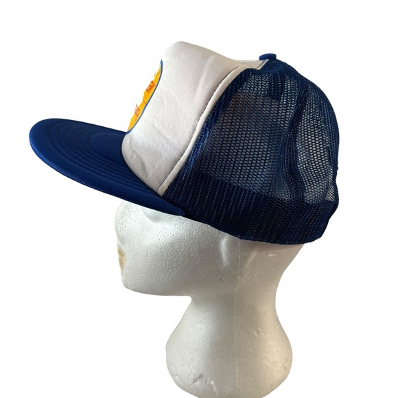 NWOT Vintage Harlem Globetrotters Basketball Flat Bill Trucker Hat Baseball Cap - Picture 3 of 8